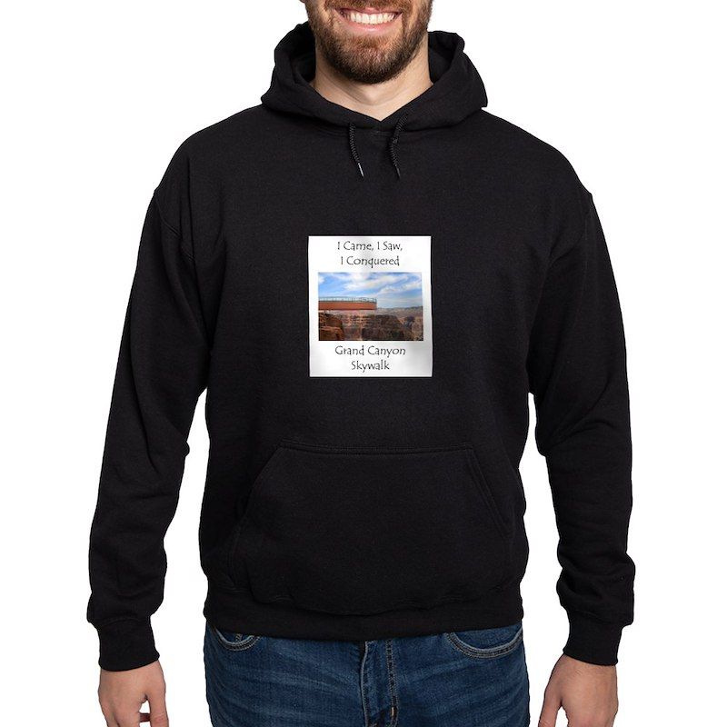 Grand Canyon Skywalk Survivor Men's Hooded Sweatshirt