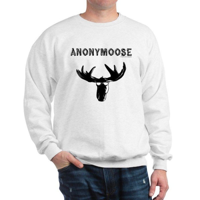 anonymoose Men's Crewneck Sweatshirt